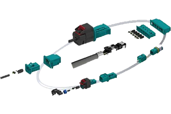 傳感器線束通常由多根電線和連接器組成，這些電線根據(jù)傳感器的類型和功能而有所不同。例如，壓力傳感器線束通常包括壓力傳感器、信號轉(zhuǎn)換器和信號連接器等。在傳感器線束中，信號轉(zhuǎn)換器將傳感器的信號轉(zhuǎn)換為適當(dāng)?shù)碾娦盘枺员銈鬏數(shù)狡渌娮釉O(shè)備中。